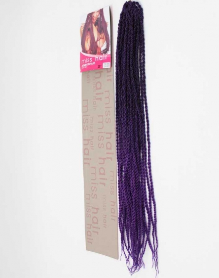 THIN TWIST / İNCE BURGU MISS HAIR-100 GR.(KOYU MOR AÇIK MOR OMBRE / T2 PURPLE )