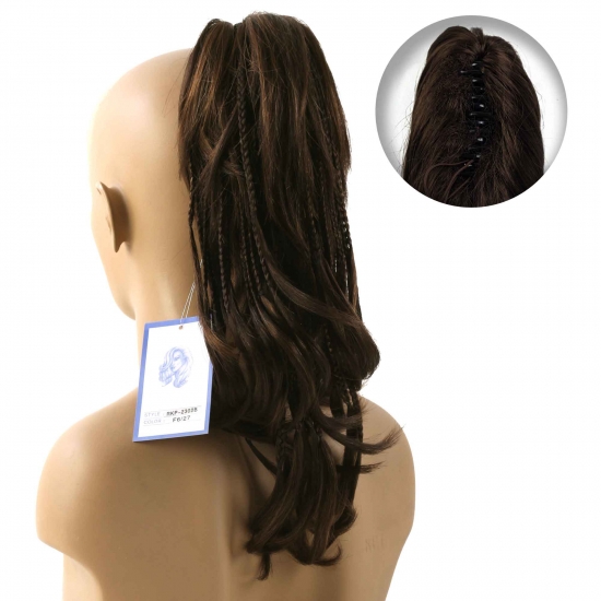 Örgülü Mandallı Kuyruk / Kestane Işıltılı  / RKP2302B - F6.27