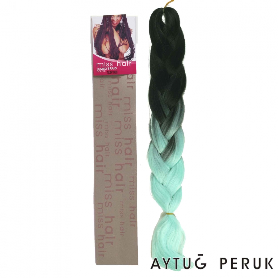 thumbMISS HAIR BRAID - T2/LIGHT GREEN - Afrika Örgüsü Saçı, Afrika Örgüsü Malzemesi,Rasta,Topuz Saçı