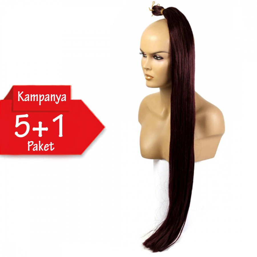 5 + 1 - MISS HAIR K FIBER BRAID - 99j - Afrika Örgüsü Saçı, Afrika Örgüsü Malzemesi,Rasta,Topuz Saçı