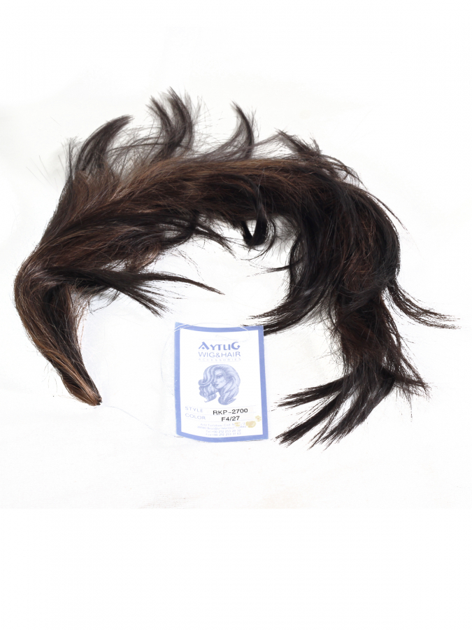 thumbKestane Işıltılı Dağınık Topuz Tokası - Tel İle Şekil Verilebilir Saç Aksesuarı - RKP2700-F4-27