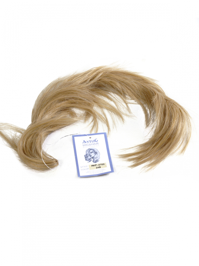 thumbSarı Dağınık Topuz Tokası - Tel İle Şekil Verilebilir Saç Aksesuarı - RKP2700-24B