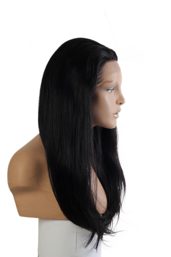 thumb DOĞAL SAÇ MEDİKAL TÜL PERUK - LACE FRONT - SİYAH - 229 GRAM 