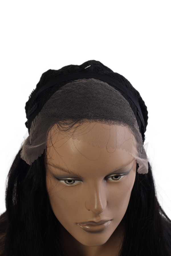 thumb DOĞAL SAÇ MEDİKAL TÜL PERUK - LACE FRONT - SİYAH - 229 GRAM 