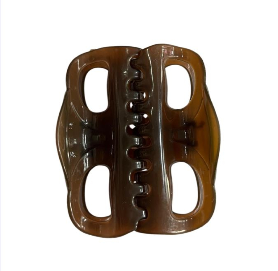 thumbKahve Renk / Mandallı Toka / Postiş ve Saç Tokası / 2 ADET